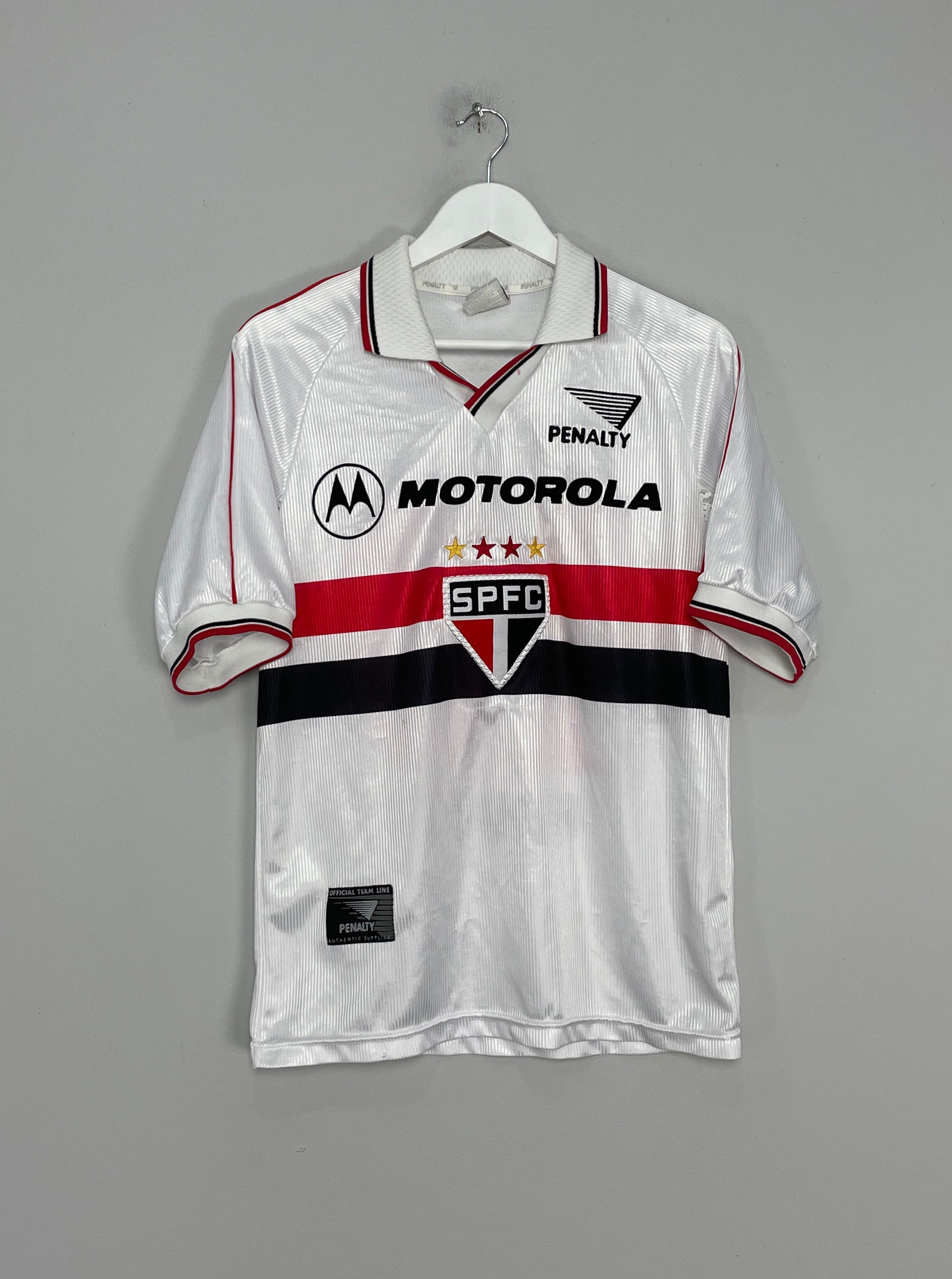 Shop 1999/01 SAO PAULO #10 HOME SHIRT (S) PENALTY, classic football shirts, vintage football shirts & retro soccer jerseys at Cult Kits