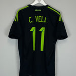 Shop 2015/16 MEXICO C.VELA #11 AWAY SHIRT (L) ADIDAS, classic football shirts, vintage football shirts & retro soccer jerseys at Cult Kits