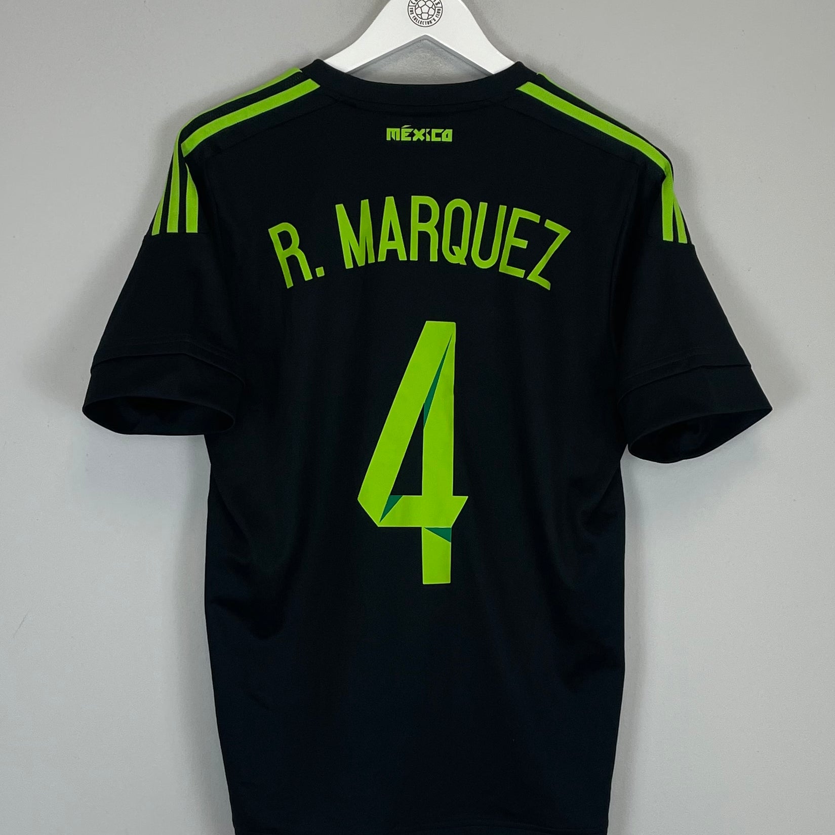 Shop 2015/16 MEXICO MARQUEZ #4 AWAY SHIRT (M) ADIDAS, classic football shirts, vintage football shirts & retro soccer jerseys at Cult Kits
