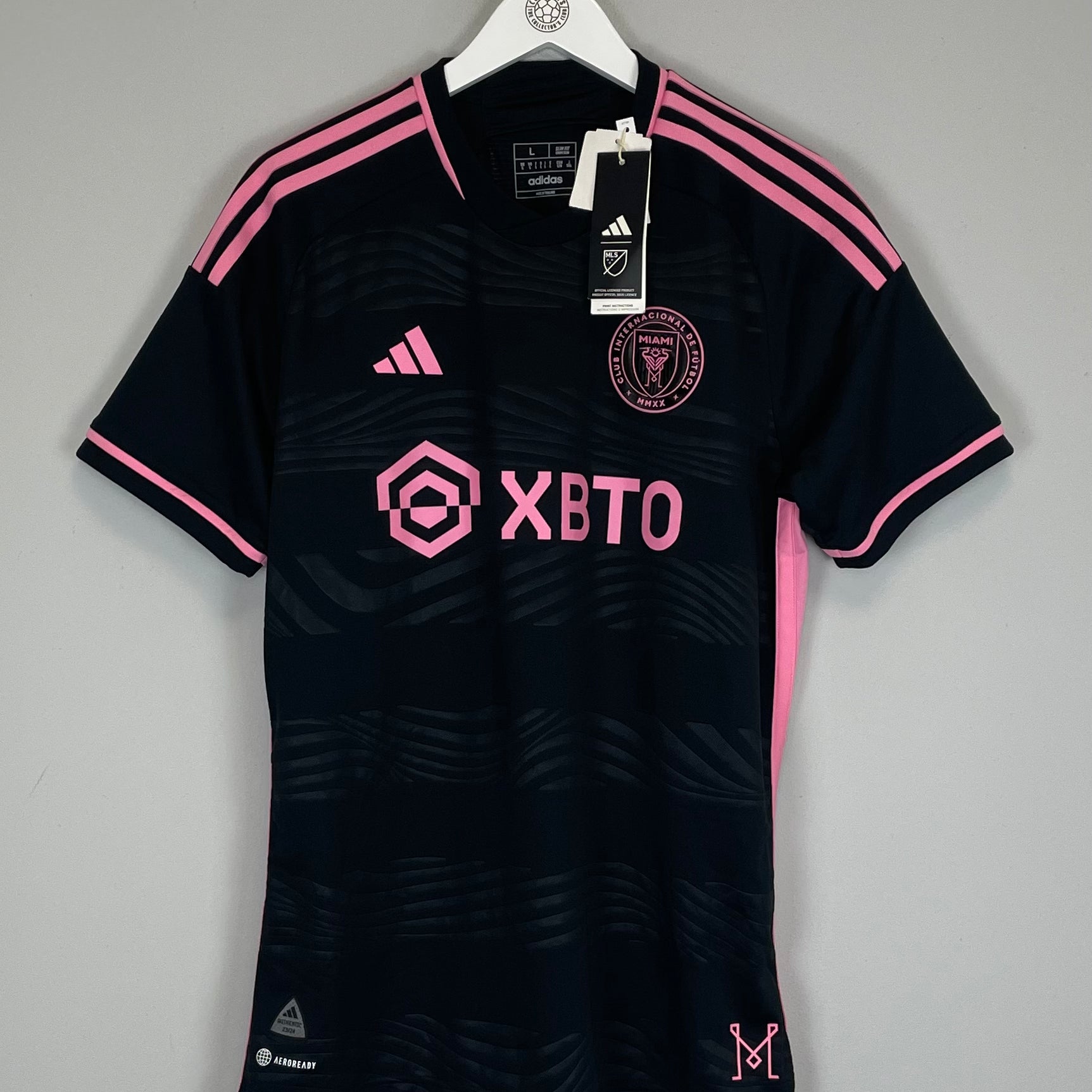 Shop 2023/24 INTER MIAMI *BNWT* AUTHENTIC AWAY SHIRT (L) ADIDAS, classic football shirts, vintage football shirts & retro soccer jerseys at Cult Kits