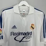 Shop 2001 REAL MADRID ZIDANE #5 HOME SHIRT (L) ADIDAS, classic football shirts, vintage football shirts & retro soccer jerseys at Cult Kits