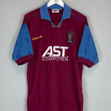 1995/97 ASTON VILLA *MINT* HOME SHIRT (L) REEBOK
