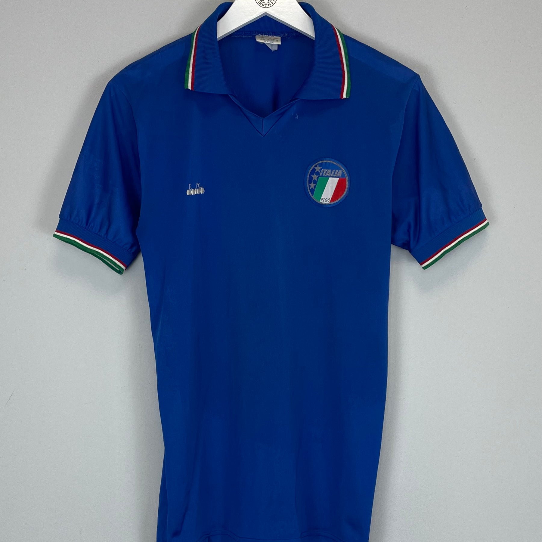 Shop 1986/90 ITALY HOME SHIRT (M) DIADORA, classic football shirts, vintage football shirts & retro soccer jerseys at Cult Kits