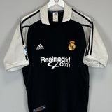 Shop 2001/02 REAL MADRID FIGO #10 AWAY SHIRT (M) ADIDAS, classic football shirts, vintage football shirts & retro soccer jerseys at Cult Kits