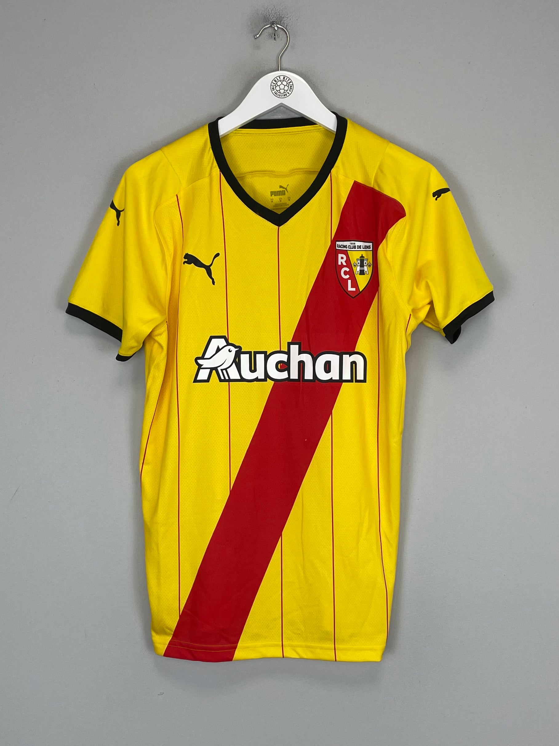 Shop 2021/22 RC LENS HOME SHIRT (M) PUMA, classic football shirts, vintage football shirts & retro soccer jerseys at Cult Kits