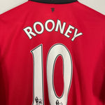 Shop 2013/14 MANCHESTER UNITED ROONEY #10 HOME SHIRT (XL) NIKE, classic football shirts, vintage football shirts & retro soccer jerseys at Cult Kits