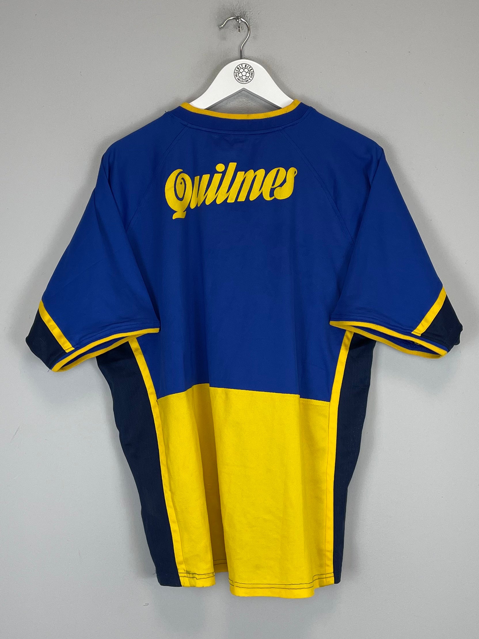 Shop 2001/03 BOCA JUNIORS HOME SHIRT (L) NIKE, classic football shirts, vintage football shirts & retro soccer jerseys at Cult Kits