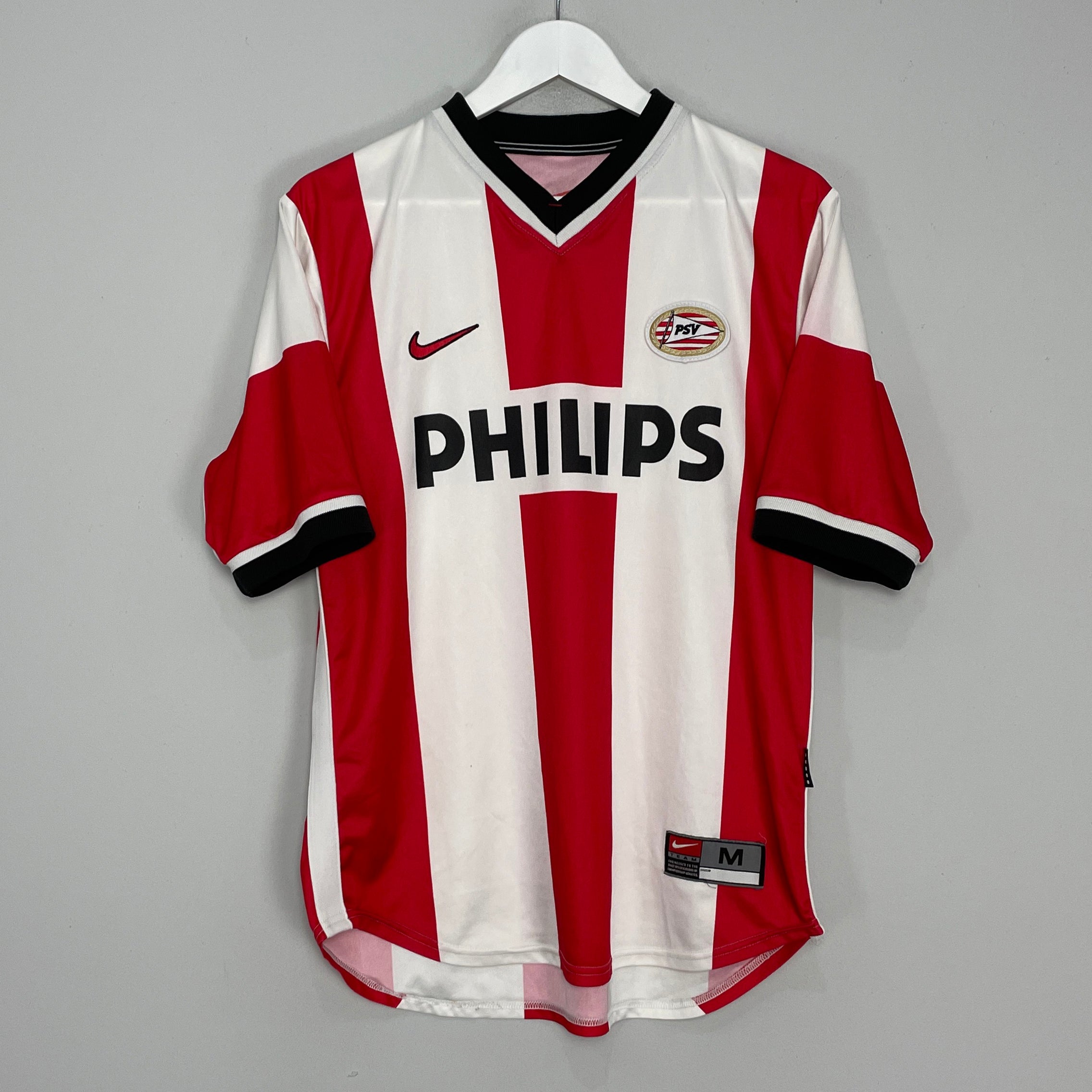 Shop 1998/00 PSV HOME SHIRT (M) NIKE, classic football shirts, vintage football shirts & retro soccer jerseys at Cult Kits