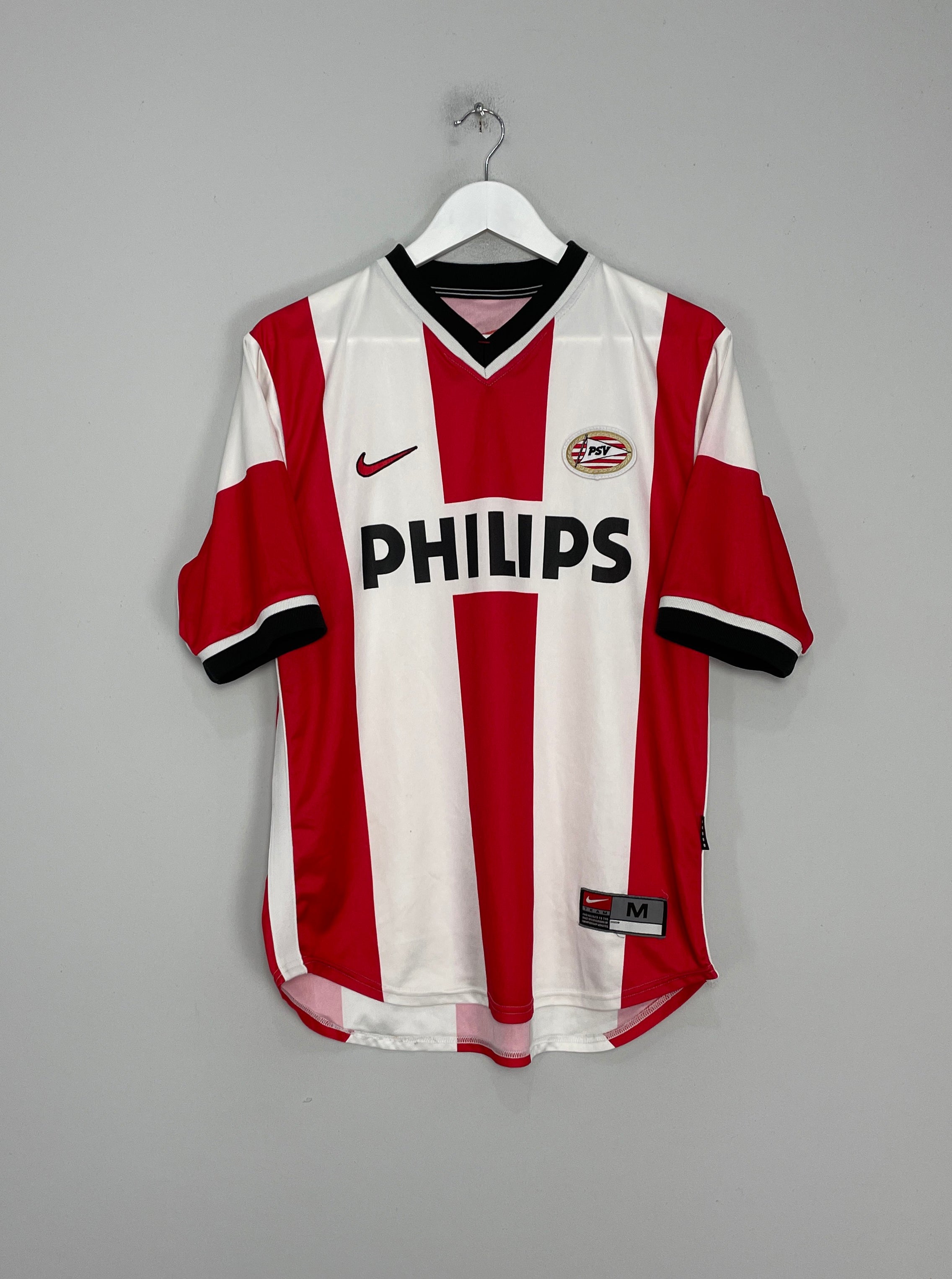 Shop 1998/00 PSV HOME SHIRT (M) NIKE, classic football shirts, vintage football shirts & retro soccer jerseys at Cult Kits