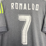 Shop 2015/16 REAL MADRID RONALDO #7 AWAY SHIRT (XL) ADIDAS, classic football shirts, vintage football shirts & retro soccer jerseys at Cult Kits