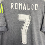 Shop 2015/16 REAL MADRID RONALDO #7 AWAY SHIRT (XL) ADIDAS, classic football shirts, vintage football shirts & retro soccer jerseys at Cult Kits