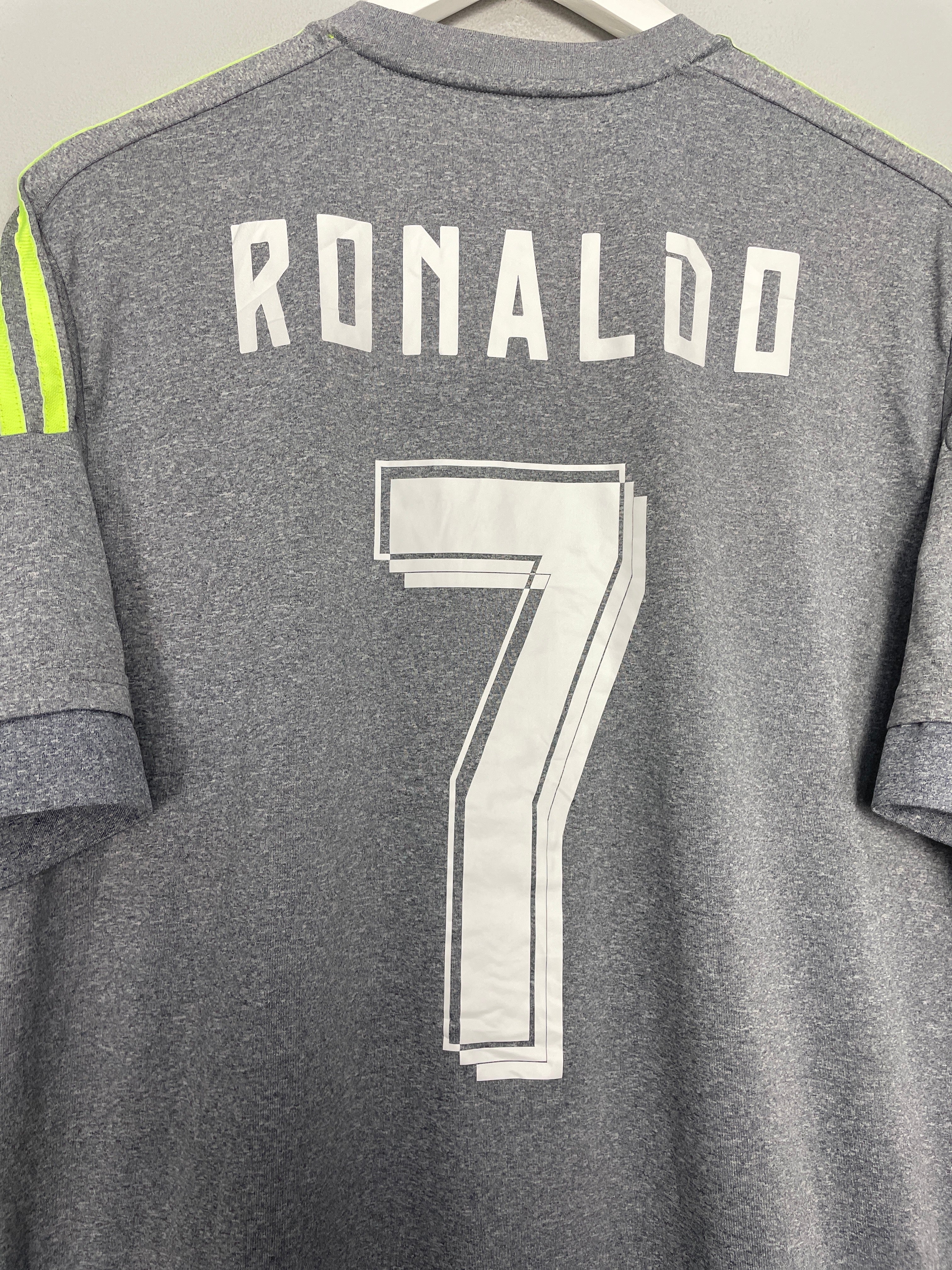 Shop 2015/16 REAL MADRID RONALDO #7 AWAY SHIRT (XL) ADIDAS, classic football shirts, vintage football shirts & retro soccer jerseys at Cult Kits