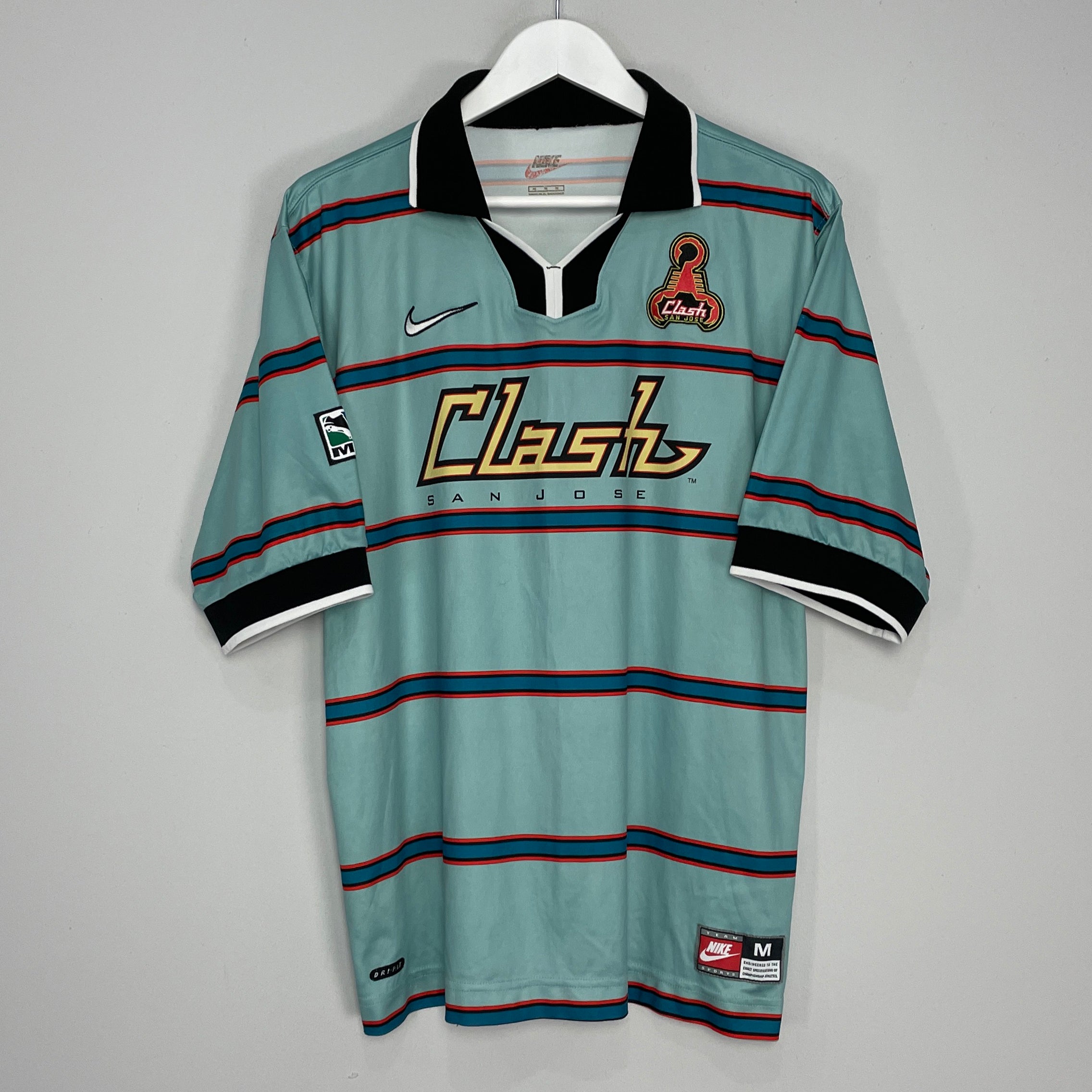 Shop 1998 SAN JOSE CLASH THIRD SHIRT (M) NIKE, classic football shirts, vintage football shirts & retro soccer jerseys at Cult Kits