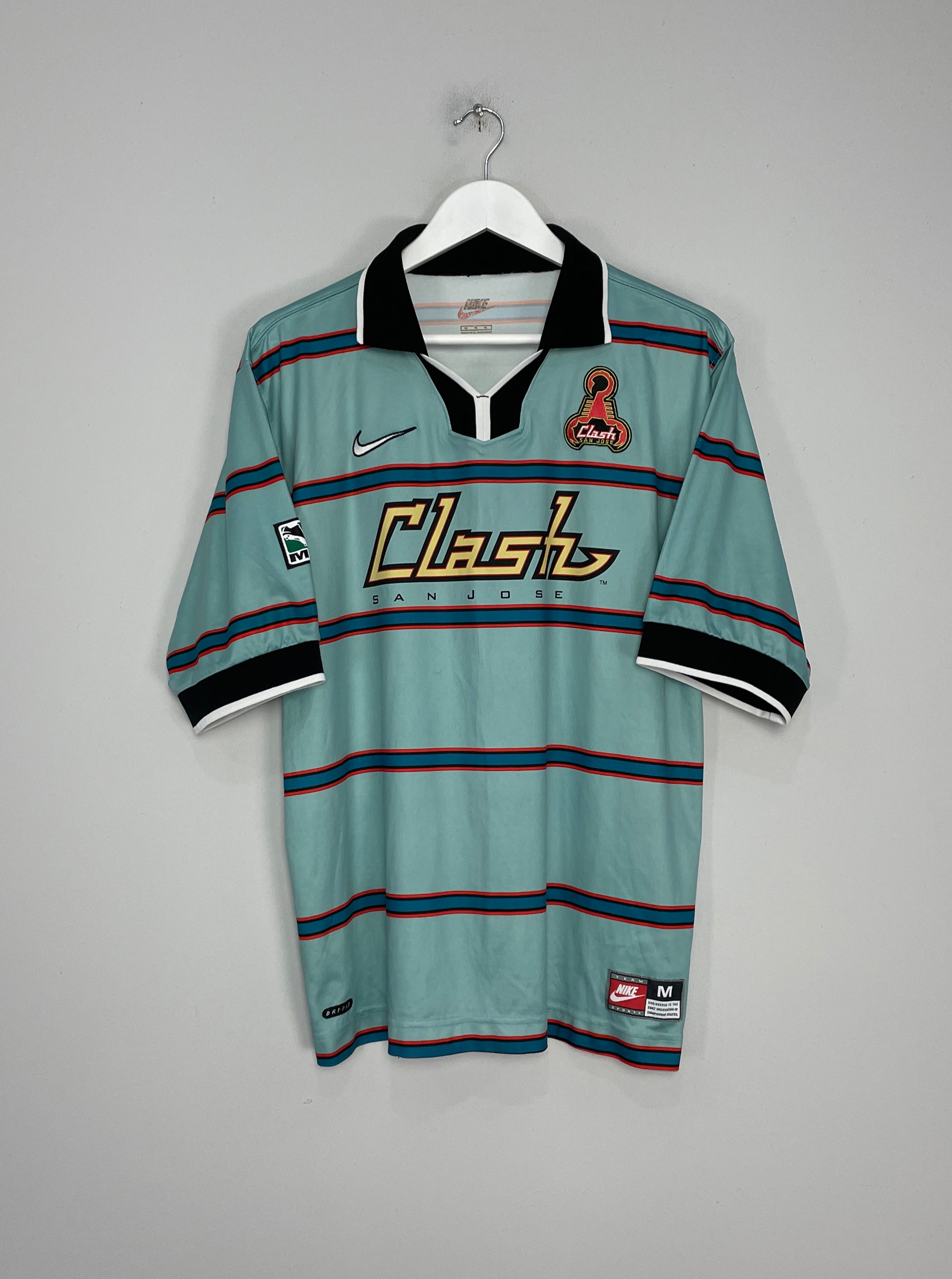 Shop 1998 SAN JOSE CLASH THIRD SHIRT (M) NIKE, classic football shirts, vintage football shirts & retro soccer jerseys at Cult Kits