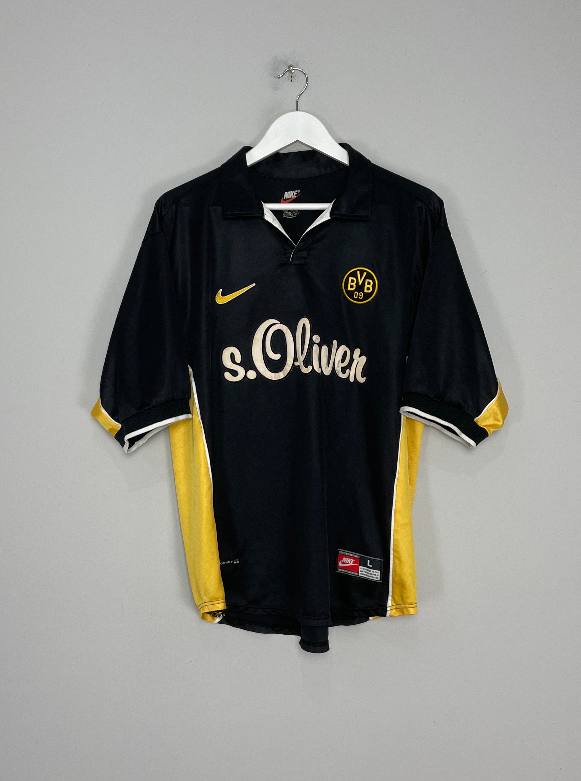 Shop 1998/00 DORTMUND MOLLER #10 AWAY SHIRT (L) NIKE, classic football shirts, vintage football shirts & retro soccer jerseys at Cult Kits