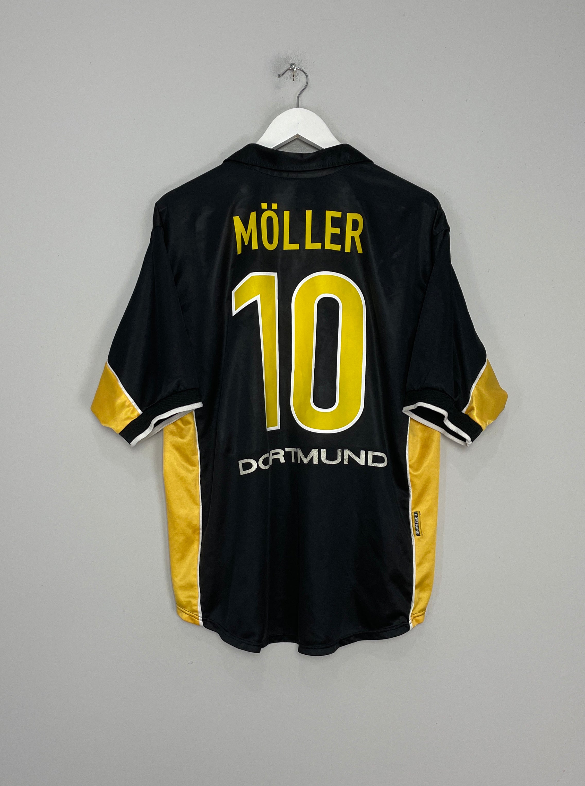 Shop 1998/00 DORTMUND MOLLER #10 AWAY SHIRT (L) NIKE, classic football shirts, vintage football shirts & retro soccer jerseys at Cult Kits
