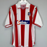 2001/02 ATLETICO MADRID F.TORRES #9 *MINT* HOME SHIRT (L) NIKE