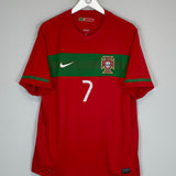 2010/11 PORTUGAL RONALDO #7 HOME SHIRT (L) NIKE