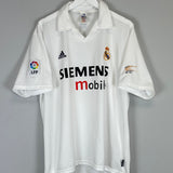 2002/03 REAL MADRID RAUL #7 *CENTENARY* HOME SHIRT (XL) ADIDAS