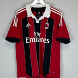 2012/13 AC MILAN PRINCE #10 HOME SHIRT (L) ADIDAS
