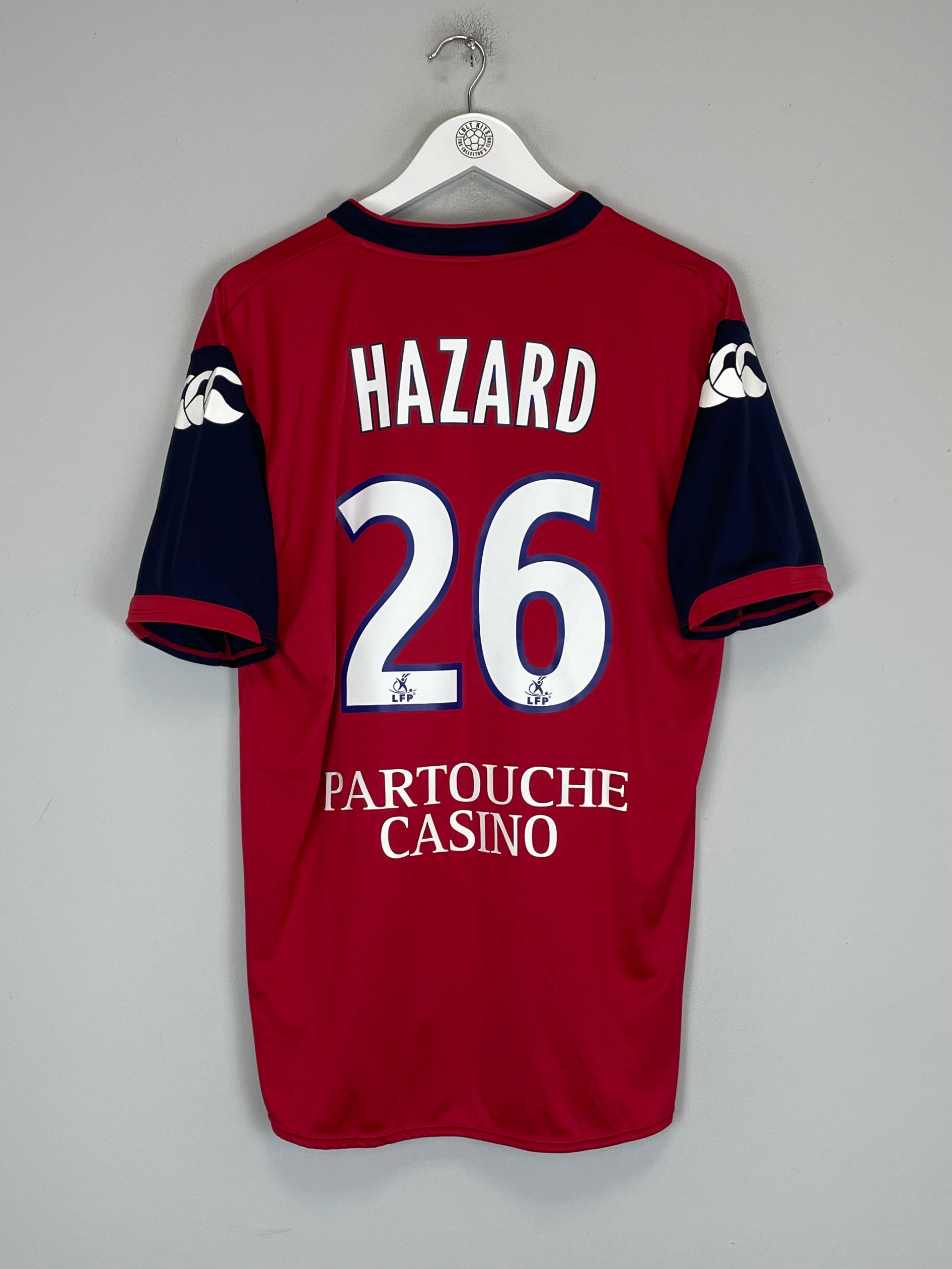 Shop 2008/09 LILLE HAZARD #26 HOME SHIRT (L) CANTERBURY, classic football shirts, vintage football shirts & retro soccer jerseys at Cult Kits