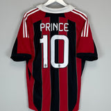 2012/13 AC MILAN PRINCE #10 HOME SHIRT (L) ADIDAS