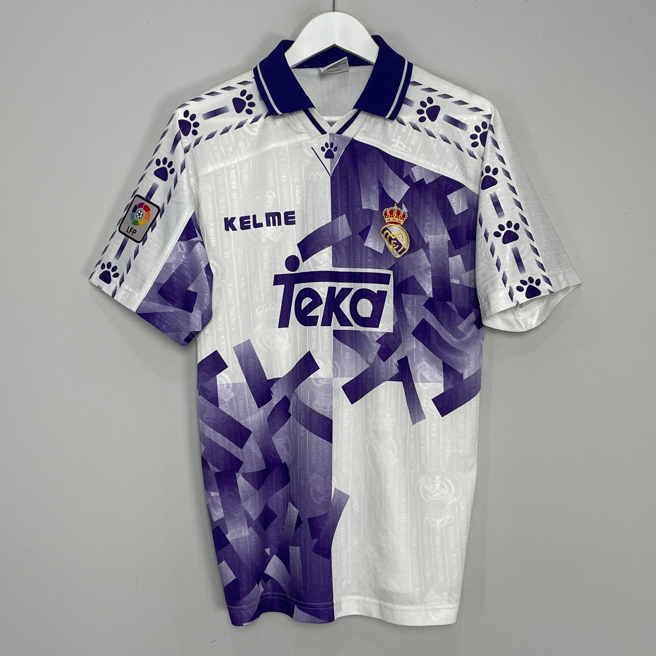 Shop 1996/97 REAL MADRID THIRD SHIRT (M) KELME, classic football shirts, vintage football shirts & retro soccer jerseys at Cult Kits