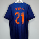 2014/15 NETHERLANDS MEMPHIS #21 AWAY SHIRT (XL) NIKE