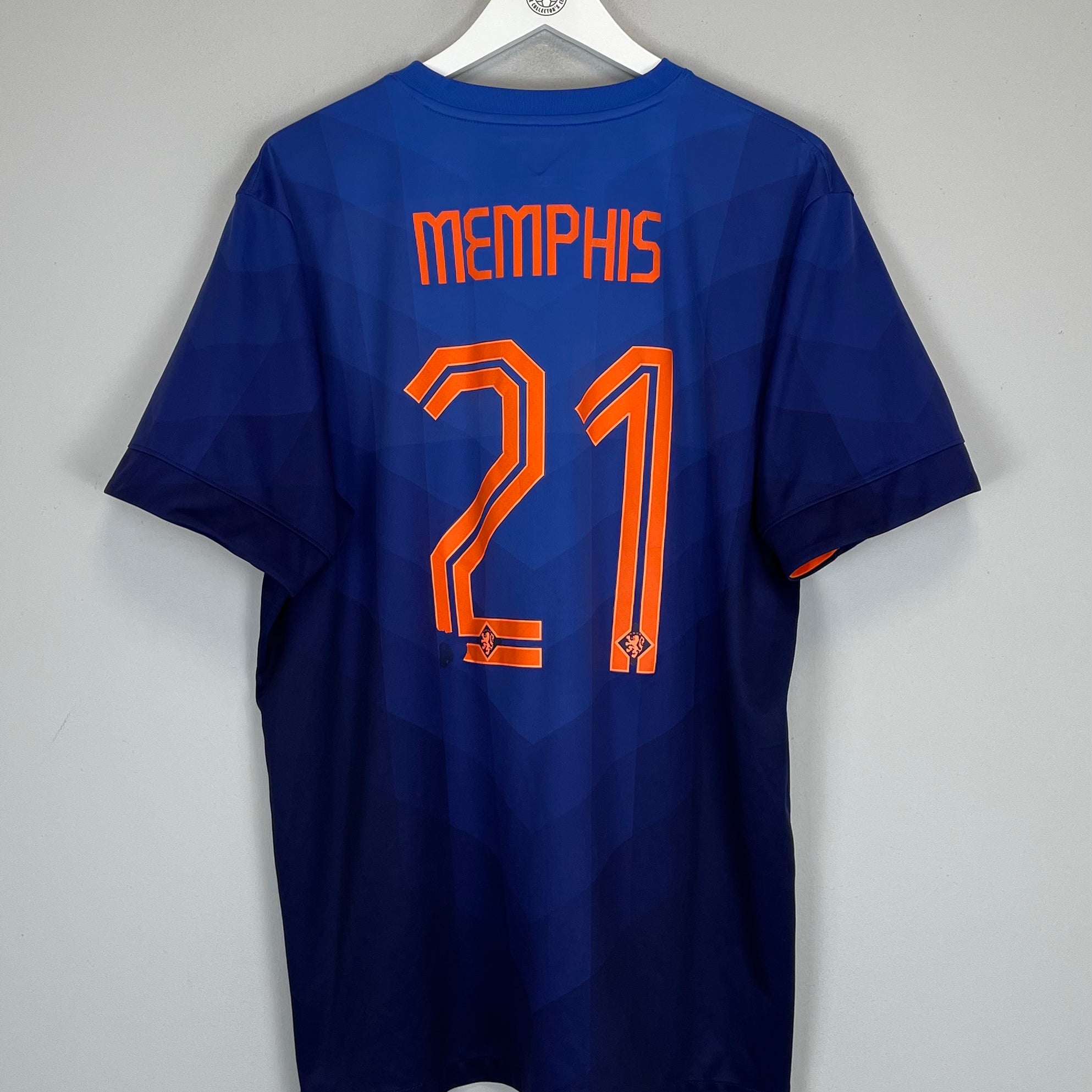 Shop 2014/15 NETHERLANDS MEMPHIS #21 AWAY SHIRT (XL) NIKE, classic football shirts, vintage football shirts & retro soccer jerseys at Cult Kits