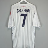 2007/09 ENGLAND BECKHAM #7 HOME SHIRT (XXXL) UMBRO