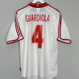 Shop 2000/02 SPAIN GUARDIOLA #4 THIRD SHIRT (M) ADIDAS, classic football shirts, vintage football shirts & retro soccer jerseys at Cult Kits