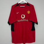 Shop 2002/04 MANCHESTER UNITED RONALDO #7 HOME SHIRT (XL) NIKE, classic football shirts, vintage football shirts & retro soccer jerseys at Cult Kits