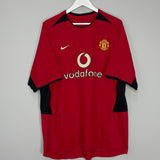 Shop 2002/04 MANCHESTER UNITED RONALDO #7 HOME SHIRT (XL) NIKE, classic football shirts, vintage football shirts & retro soccer jerseys at Cult Kits