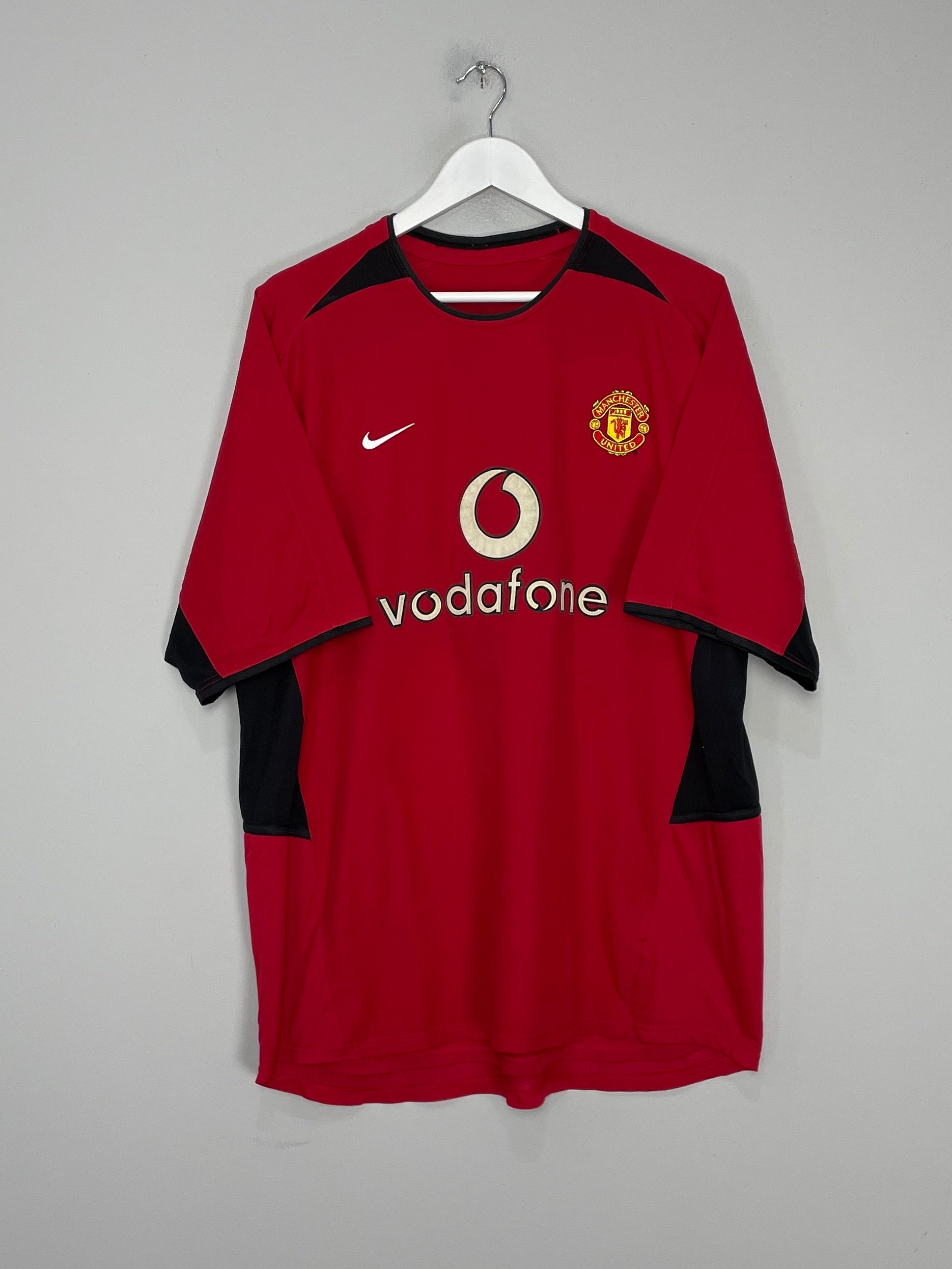 Shop 2002/04 MANCHESTER UNITED RONALDO #7 HOME SHIRT (XL) NIKE, classic football shirts, vintage football shirts & retro soccer jerseys at Cult Kits