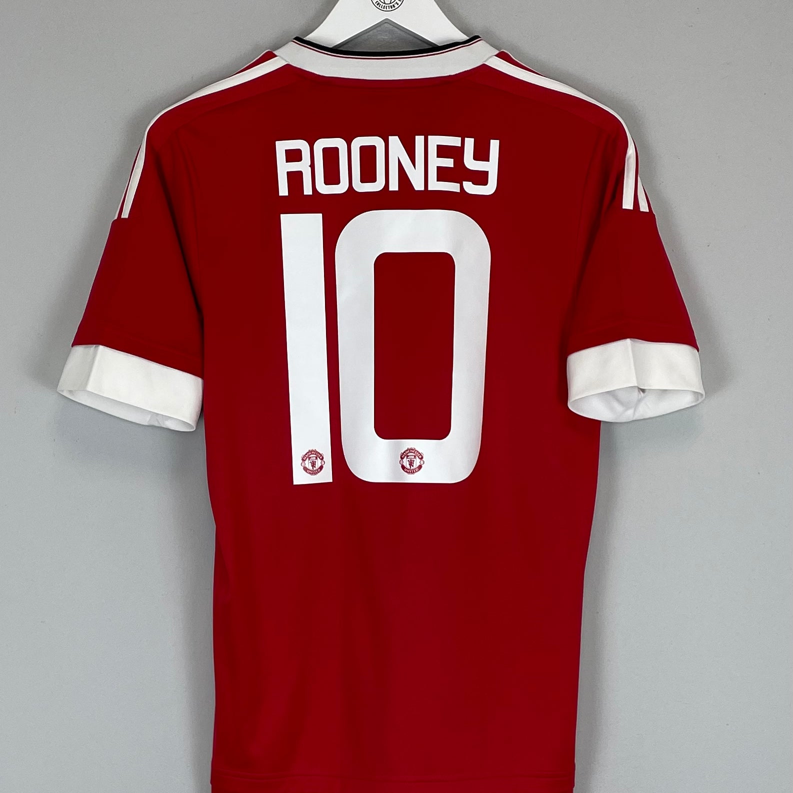 Shop 2015/16 MANCHESTER UNITED ROONEY #10 HOME SHIRT (S) ADIDAS, classic football shirts, vintage football shirts & retro soccer jerseys at Cult Kits