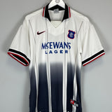 1997/99 RANGERS MCCOIST #9 AWAY SHIRT (L) NIKE