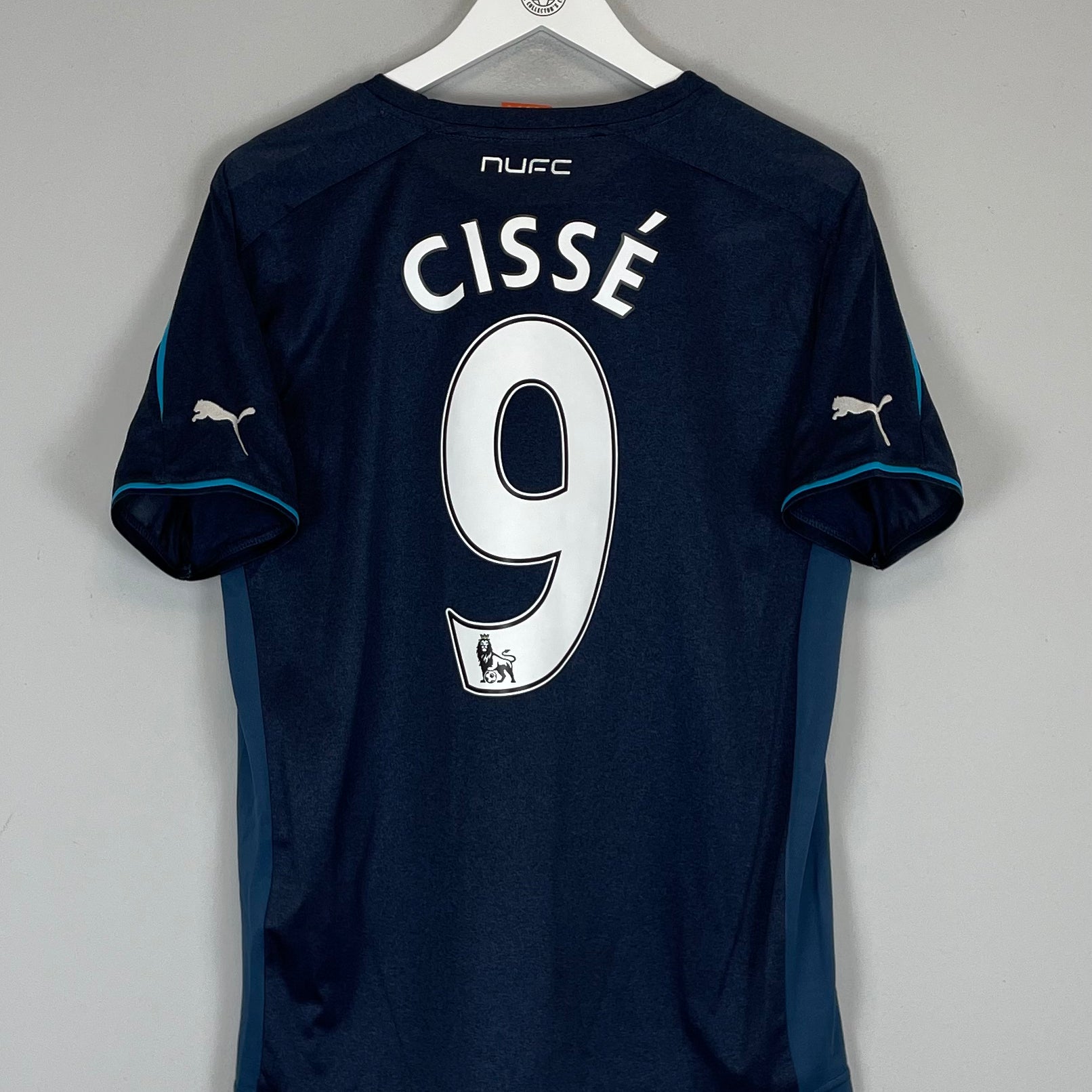 Shop 2013/14 NEWCASTLE CISSE #9 AWAY SHIRT (M) PUMA, classic football shirts, vintage football shirts & retro soccer jerseys at Cult Kits