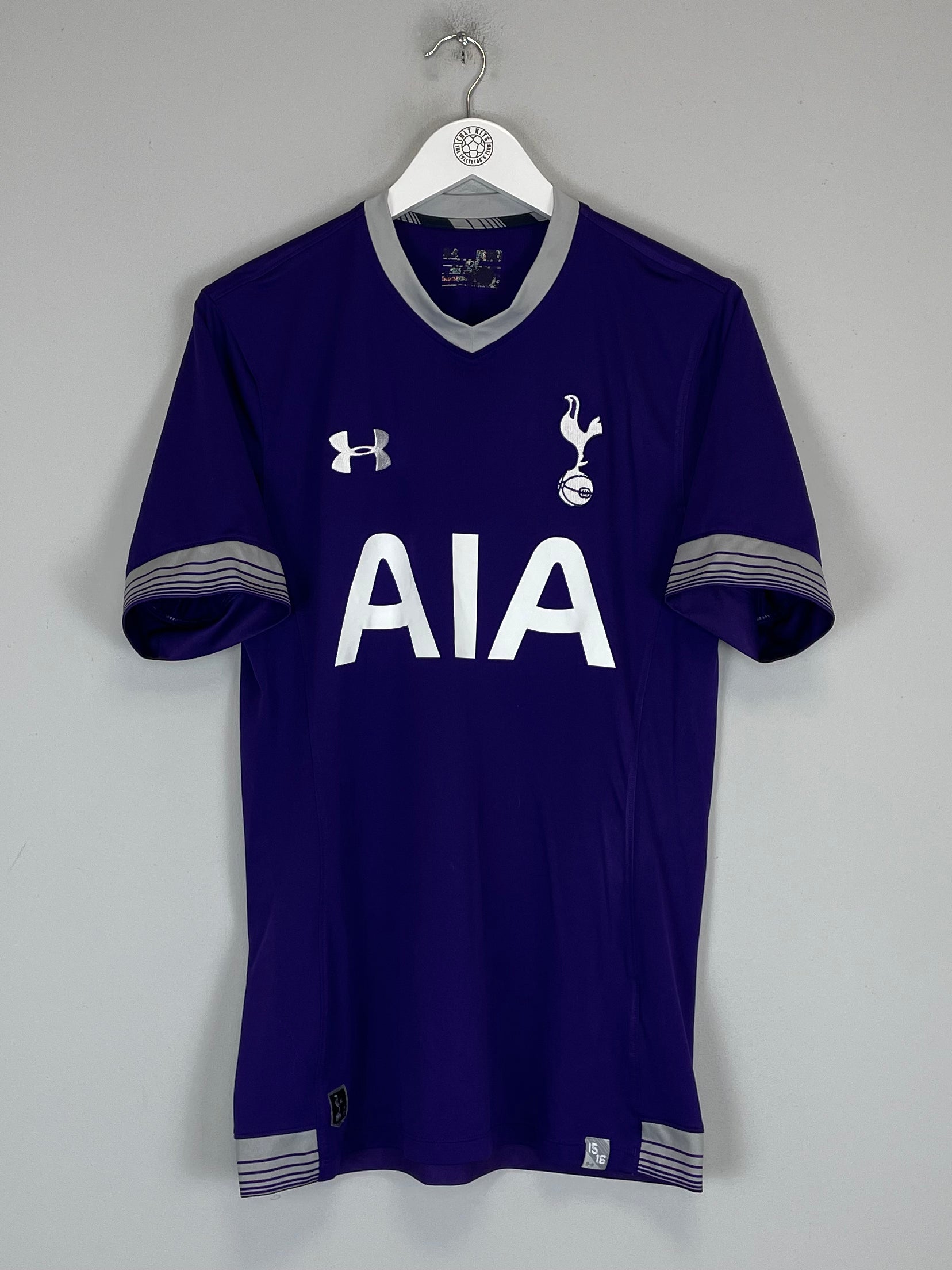 Shop 2015/16 TOTTENHAM DEMBELE #19 THIRD SHIRT (M) UNDER ARMOUR, classic football shirts, vintage football shirts & retro soccer jerseys at Cult Kits