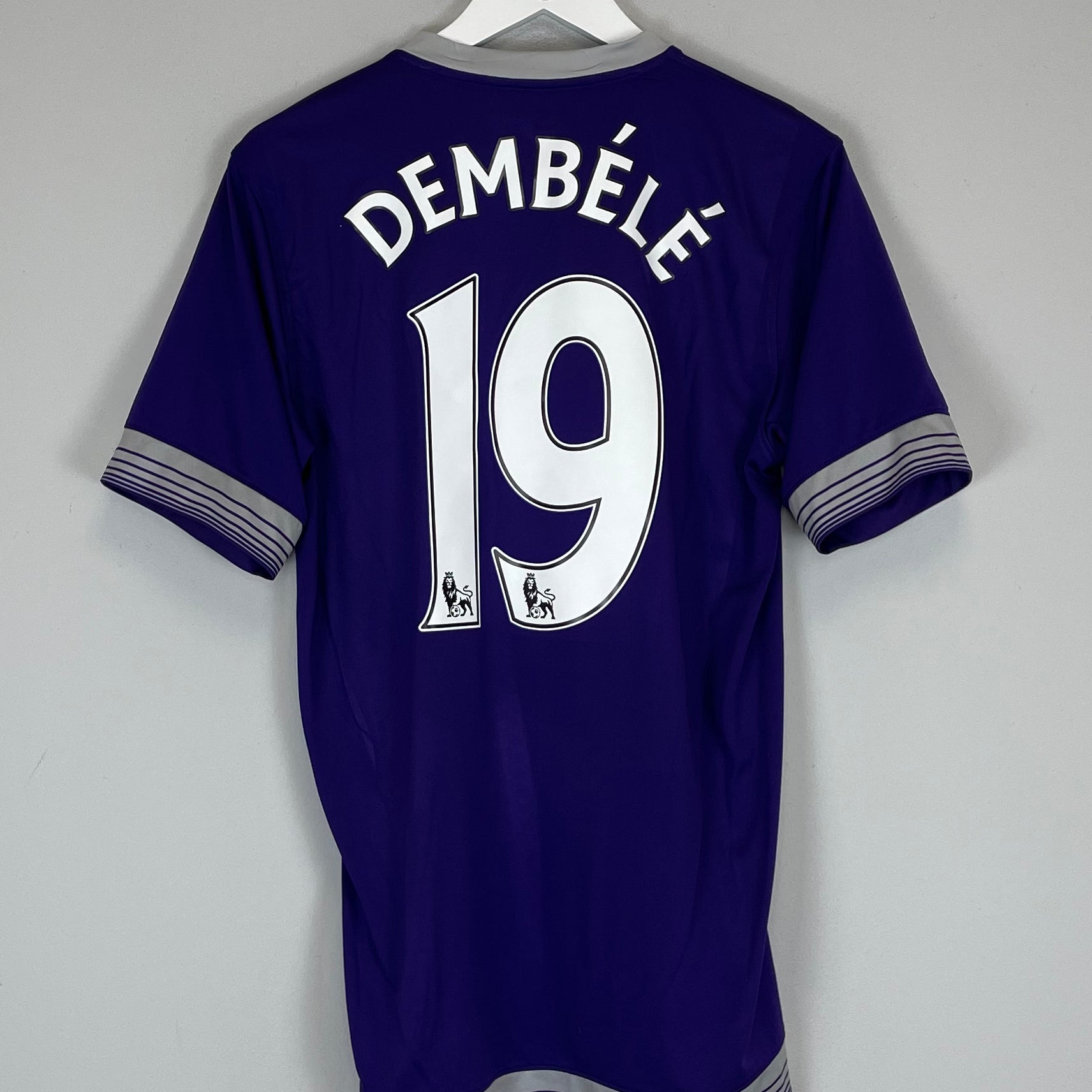 Shop 2015/16 TOTTENHAM DEMBELE #19 THIRD SHIRT (M) UNDER ARMOUR, classic football shirts, vintage football shirts & retro soccer jerseys at Cult Kits