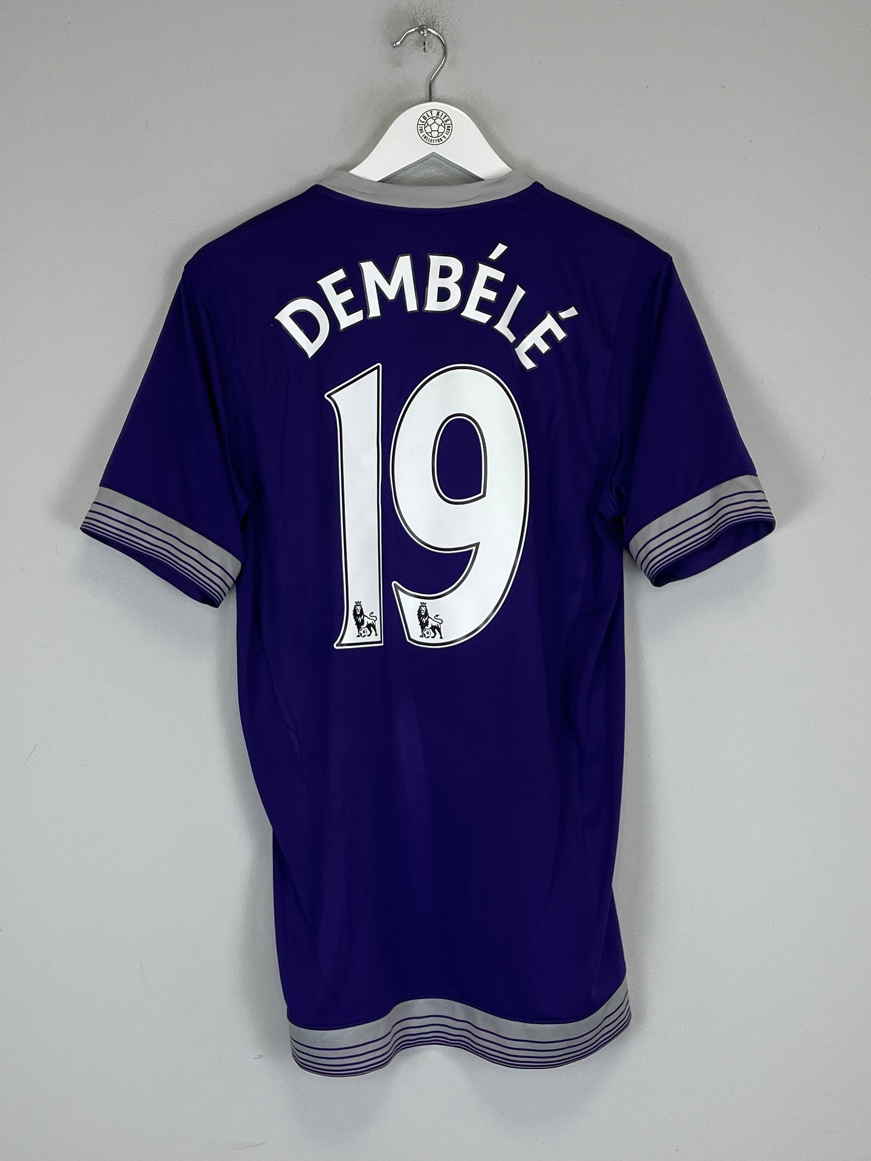 Shop 2015/16 TOTTENHAM DEMBELE #19 THIRD SHIRT (M) UNDER ARMOUR, classic football shirts, vintage football shirts & retro soccer jerseys at Cult Kits