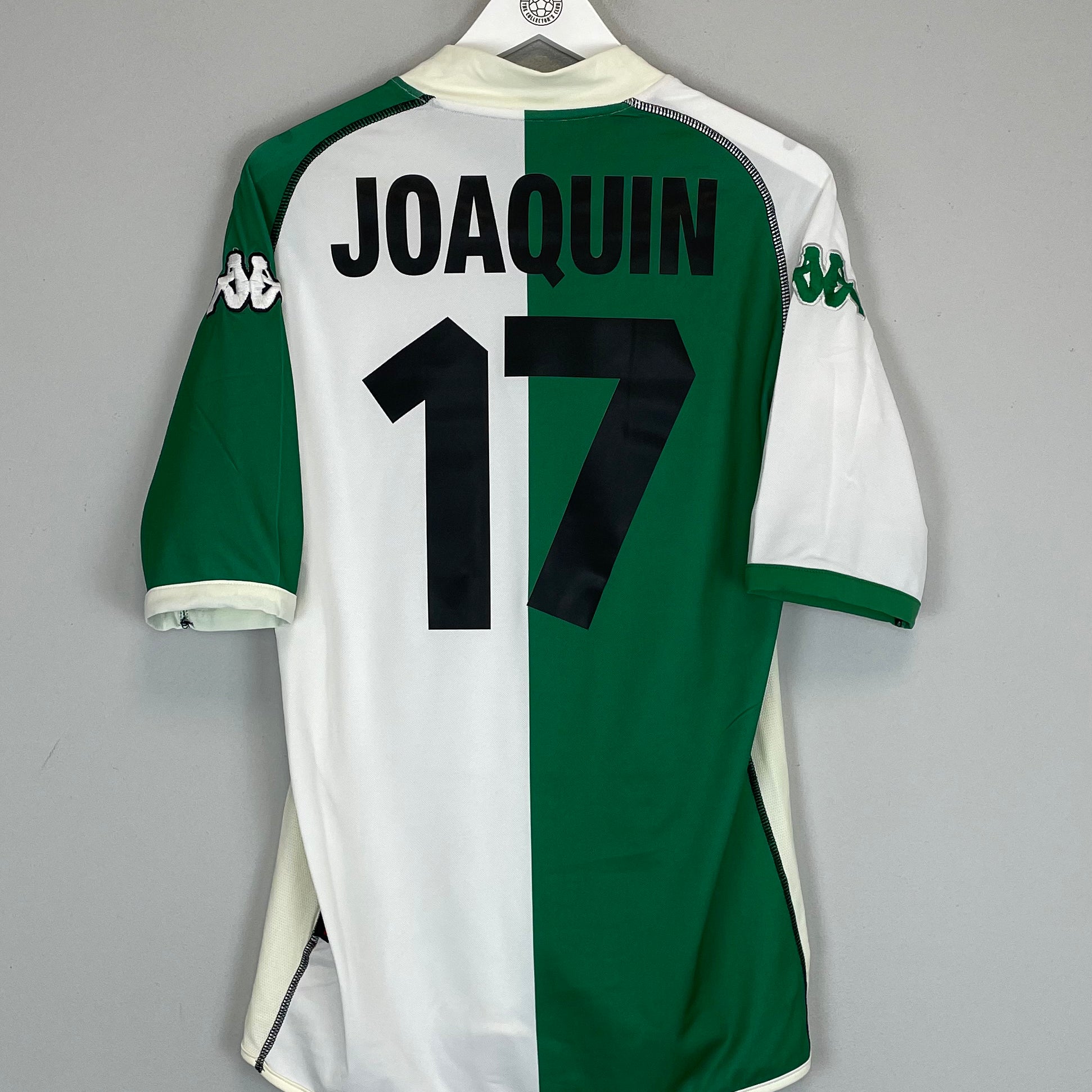 2002/03 REAL BETIS JOAQUIN #17 HOME SHIRT (XL) KAPPA – Cult Kits