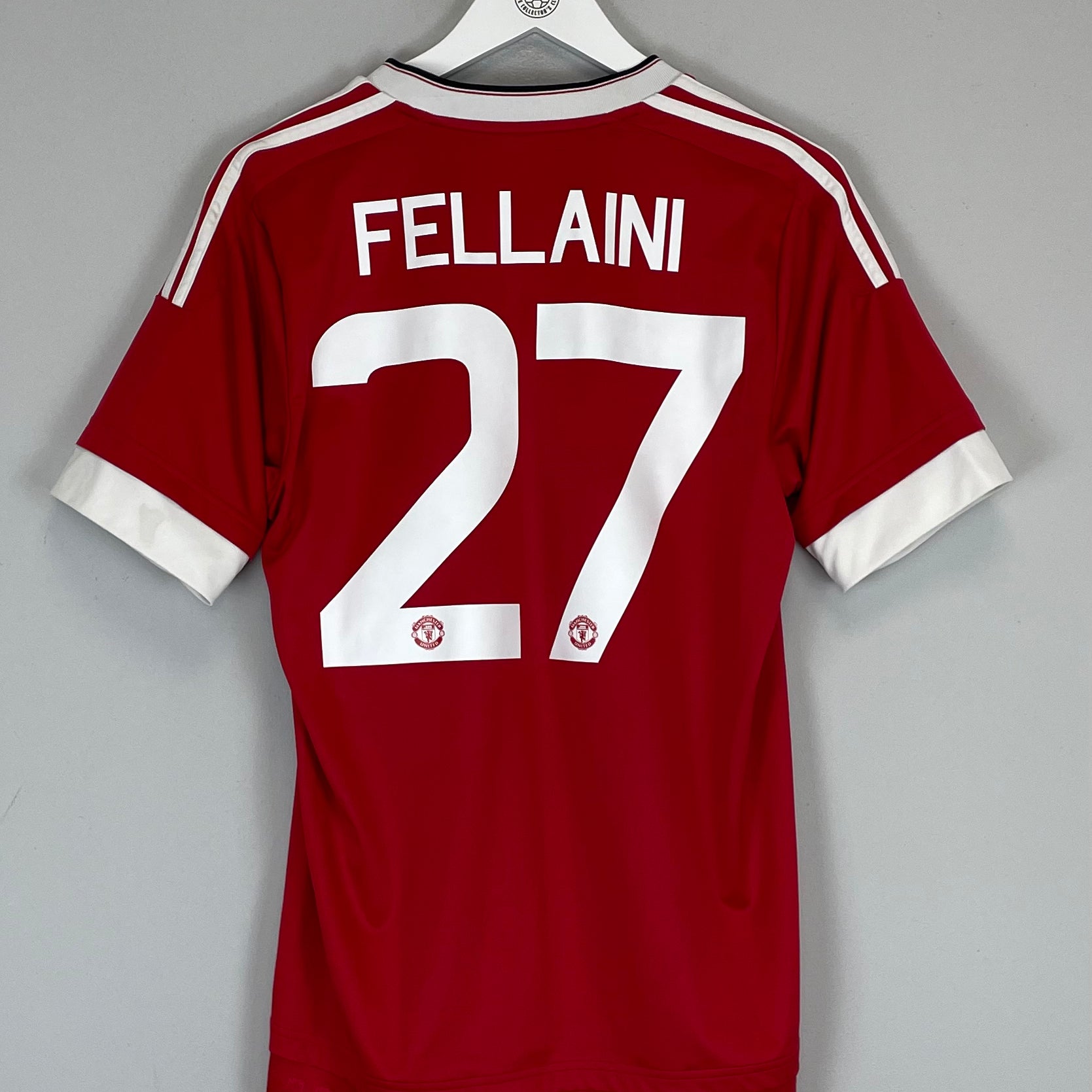 Shop 2015/16 MANCHESTER UNITED FELLAINI #27 HOME SHIRT (M) ADIDAS, classic football shirts, vintage football shirts & retro soccer jerseys at Cult Kits