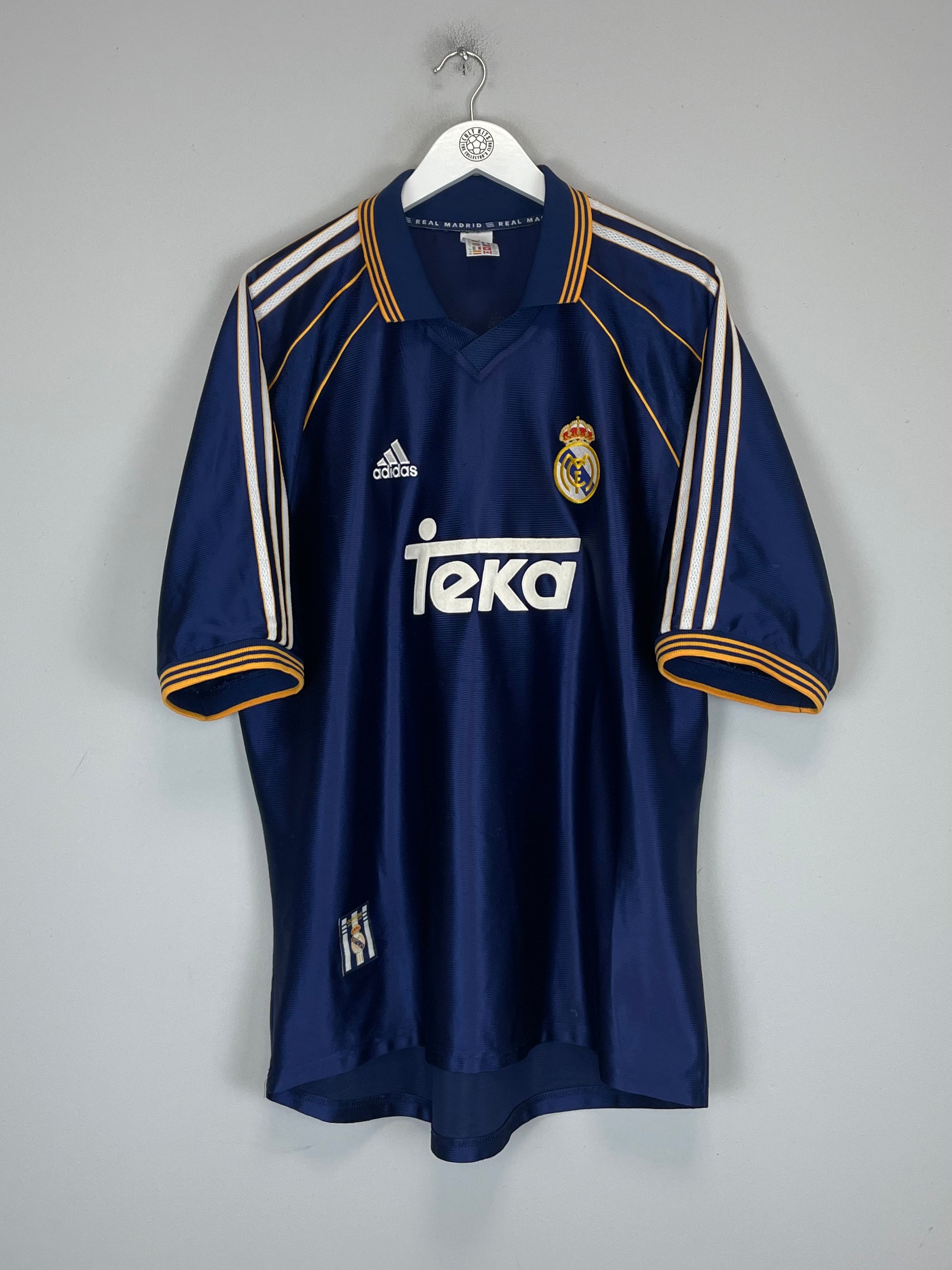 Shop 1998/99 REAL MADRID R.CARLOS #3 THIRD SHIRT (XL) ADIDAS, classic football shirts, vintage football shirts & retro soccer jerseys at Cult Kits