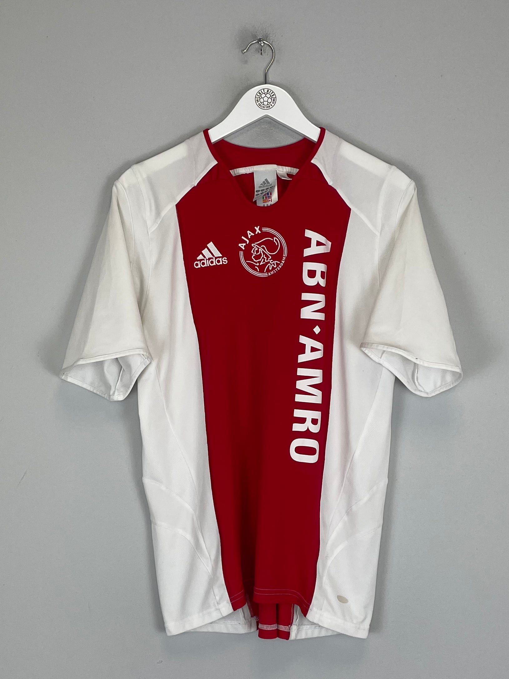 Shop 2005/06 AJAX HOME SHIRTS (M) ADIDAS, classic football shirts, vintage football shirts & retro soccer jerseys at Cult Kits