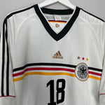 Shop 1998/00 GERMANY KLINSMANN #18 HOME SHIRT (L) ADIDAS, classic football shirts, vintage football shirts & retro soccer jerseys at Cult Kits