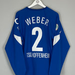 Shop 2004/05 HOFFENHEIM WEBER #2 L/S *MATCH ISSUE* HOME SHIRT (M) NIKE, classic football shirts, vintage football shirts & retro soccer jerseys at Cult Kits