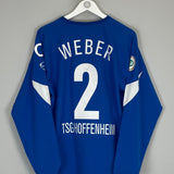 Shop 2004/05 HOFFENHEIM WEBER #2 L/S *MATCH ISSUE* HOME SHIRT (M) NIKE, classic football shirts, vintage football shirts & retro soccer jerseys at Cult Kits