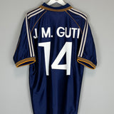 1998/99 REAL MADRID J.M GUTI #14 THIRD SHIRT (L) ADIDAS