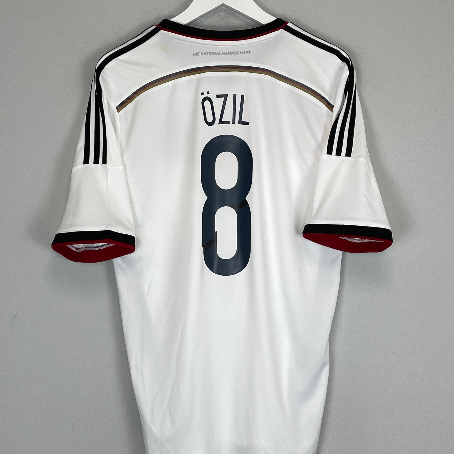 Shop 2014/15 GERMANY OZIL #8 HOME SHIRT (L) ADIDAS, classic football shirts, vintage football shirts & retro soccer jerseys at Cult Kits