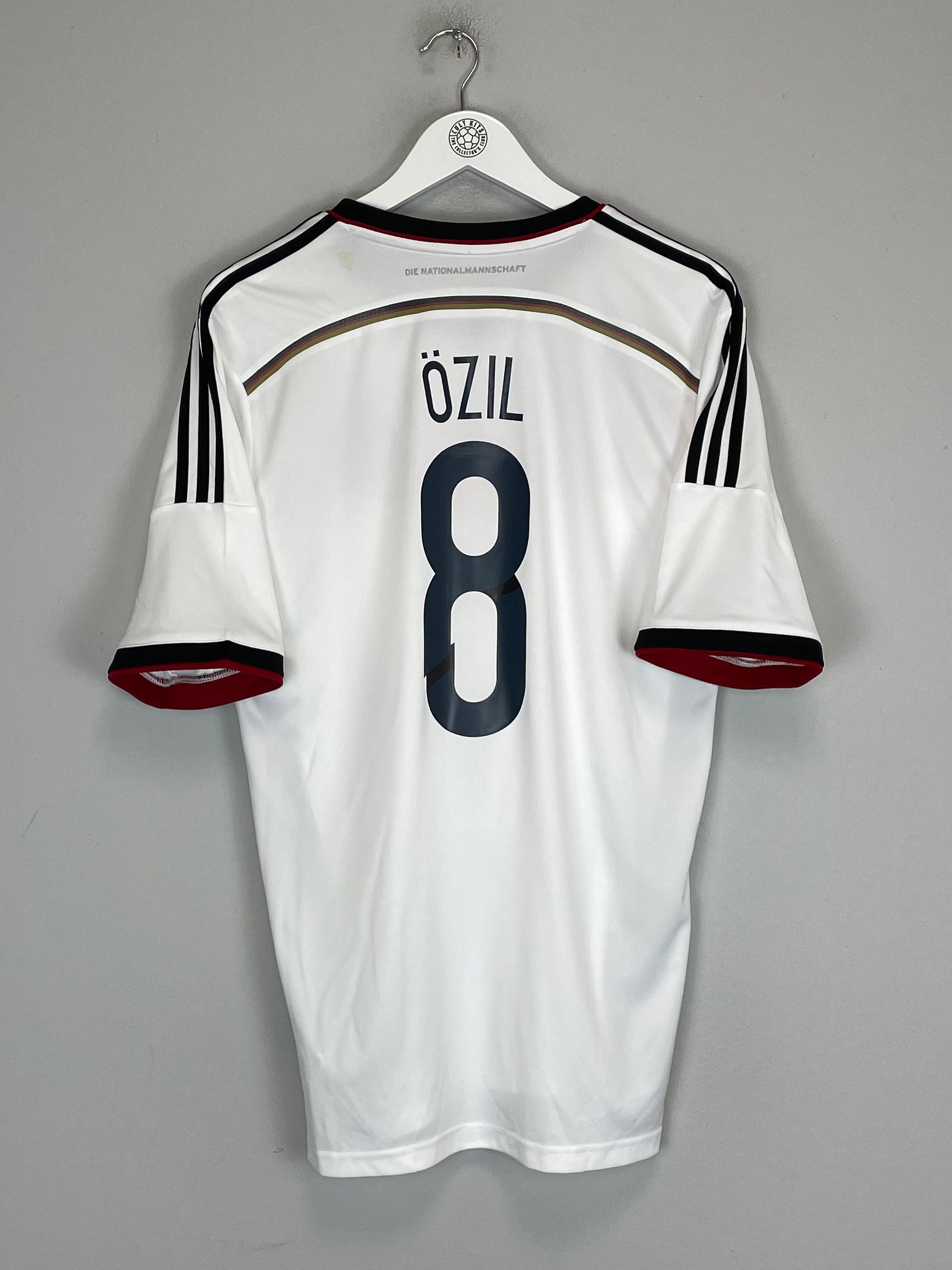 Shop 2014/15 GERMANY OZIL #8 HOME SHIRT (L) ADIDAS, classic football shirts, vintage football shirts & retro soccer jerseys at Cult Kits